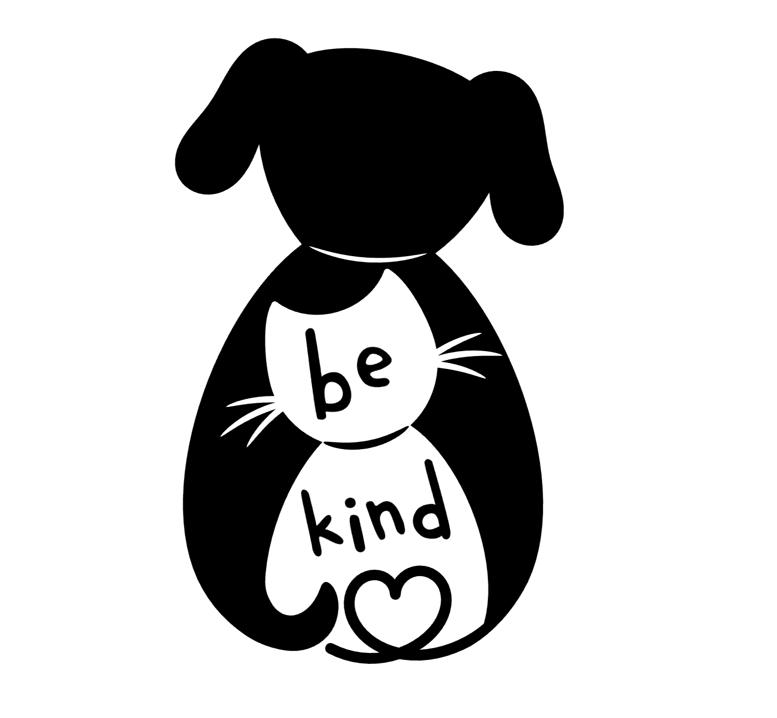 "Be Kind" Pet Silhouette Collection