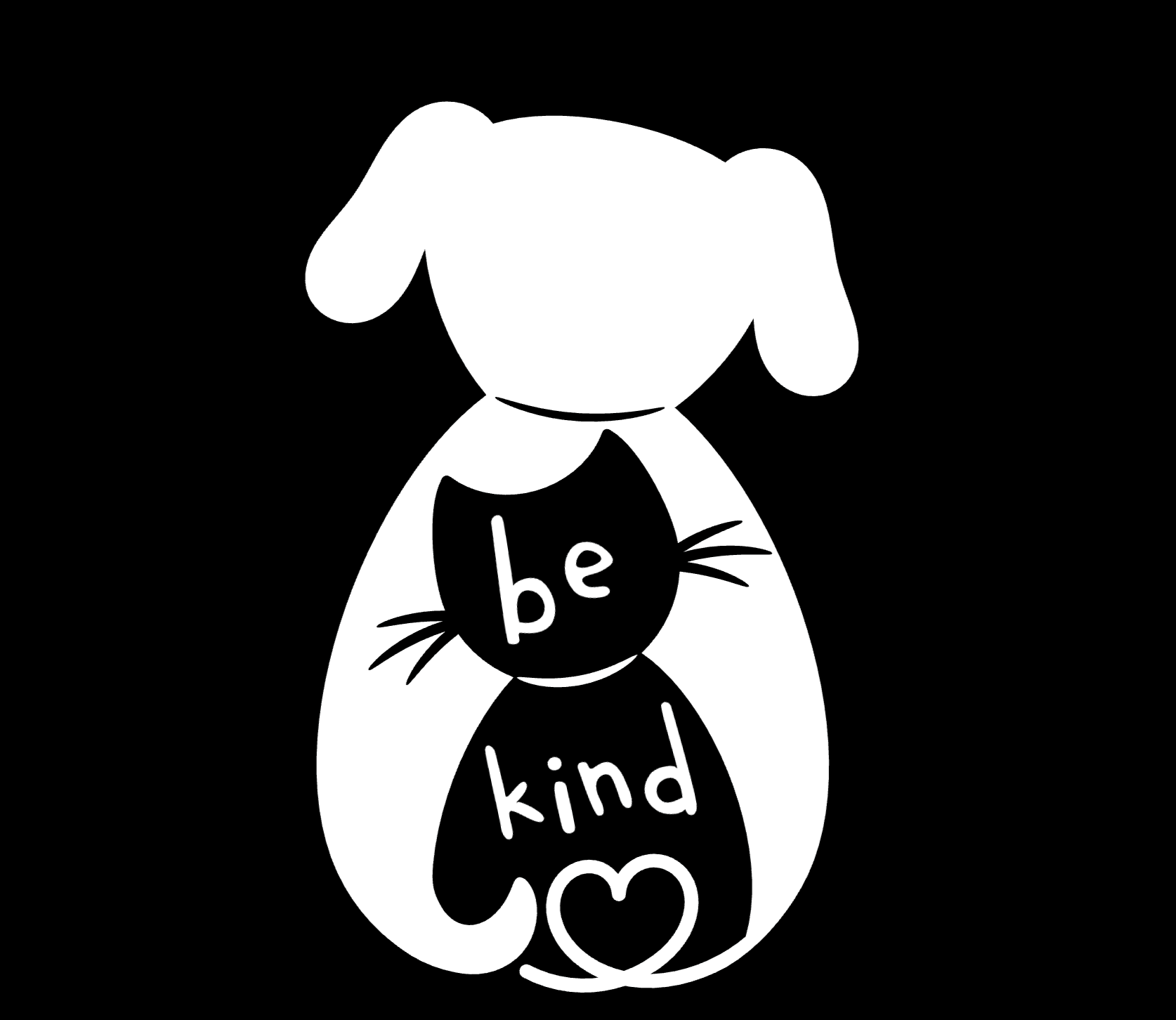 "Be Kind" Pet Silhouette Collection