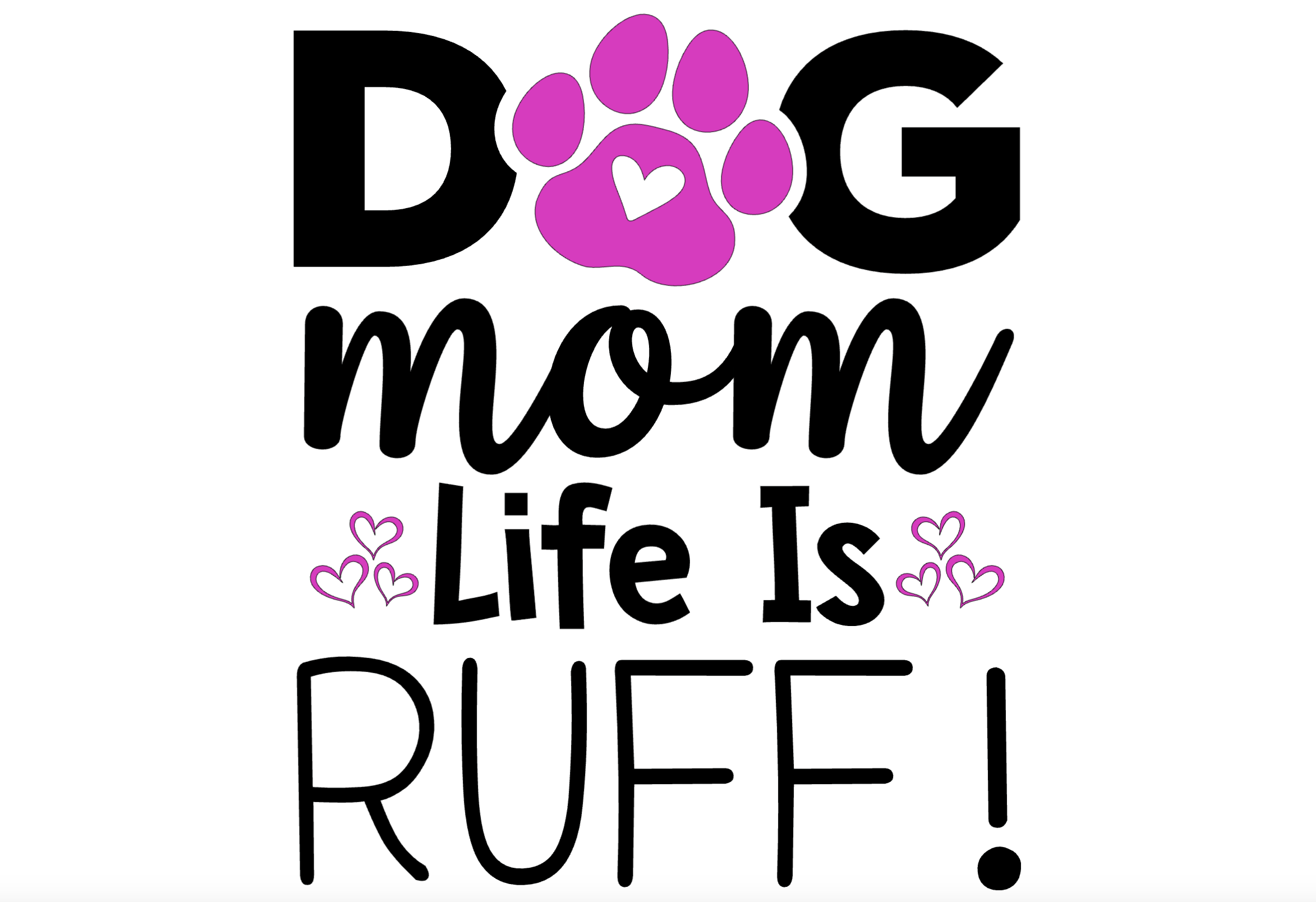 "Dog Mom Life is Ruff" Collection