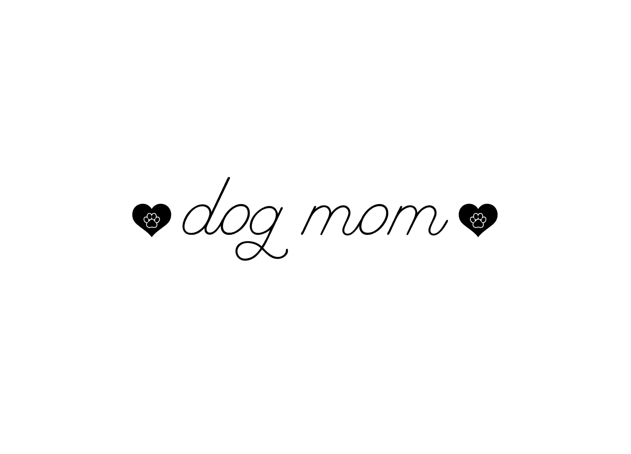 Minimalist "Dog Mom" Collection