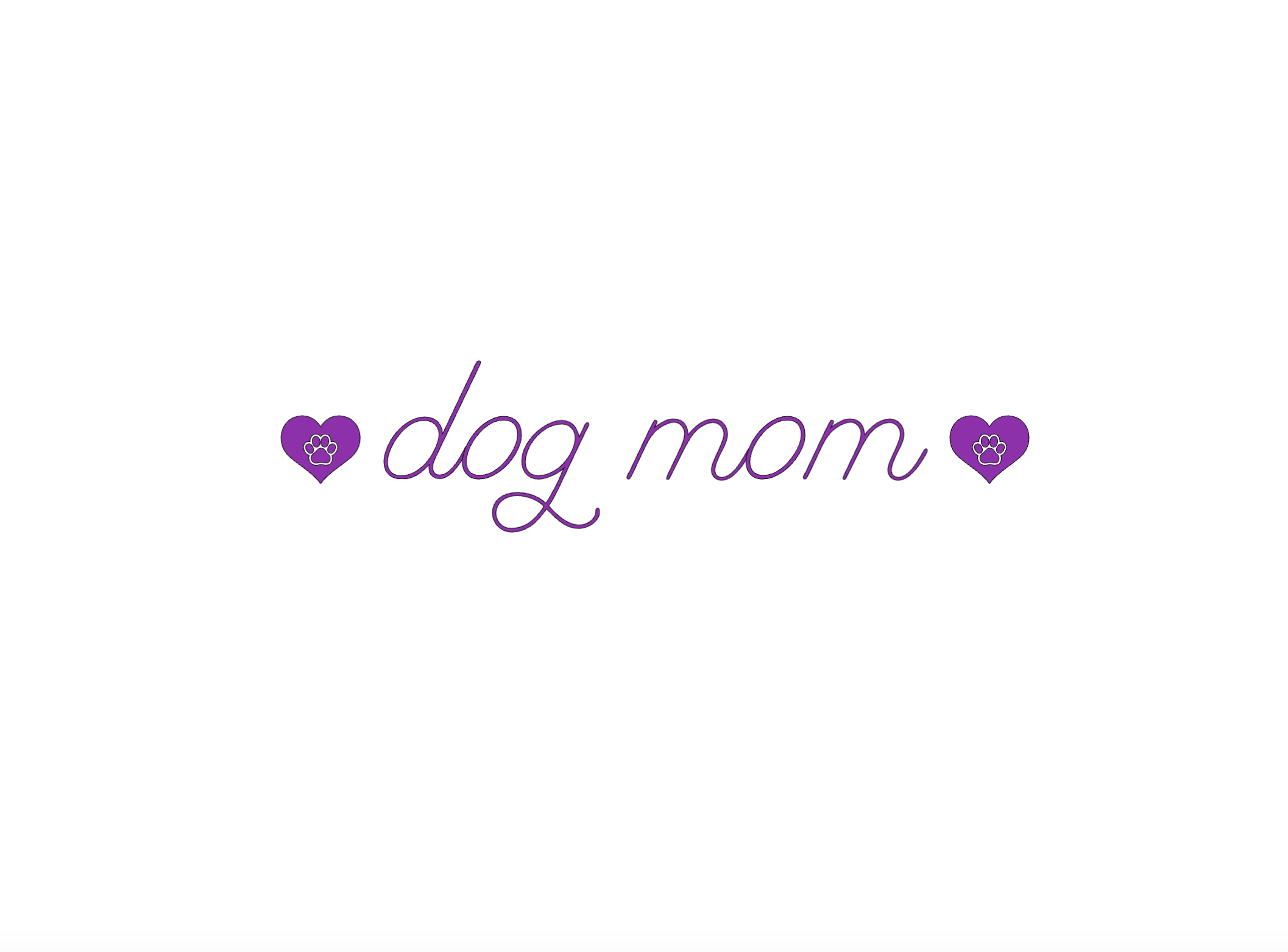 Minimalist "Dog Mom" Collection