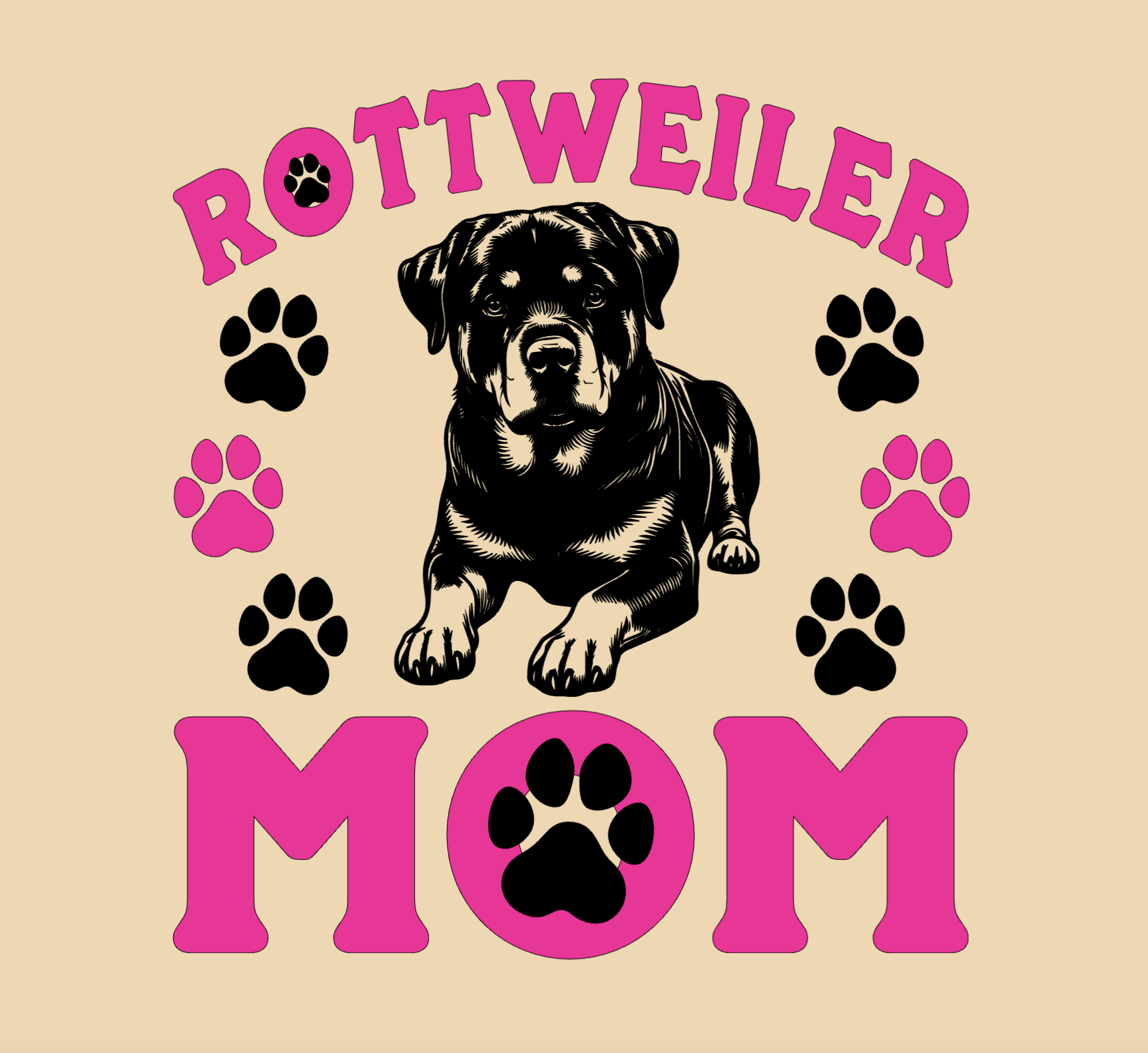 🐾 "[INSERT YOUR DOG BREED HERE] Mom" Collection