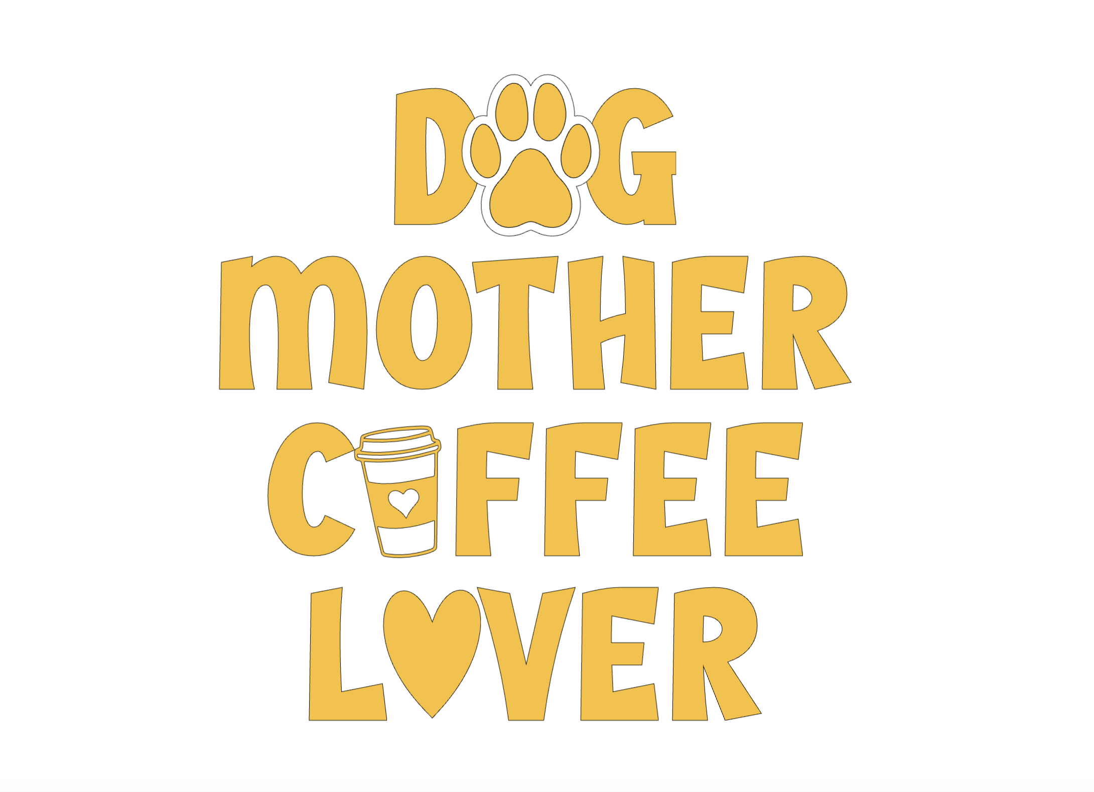 "Dog Mother Coffee Lover" Collection