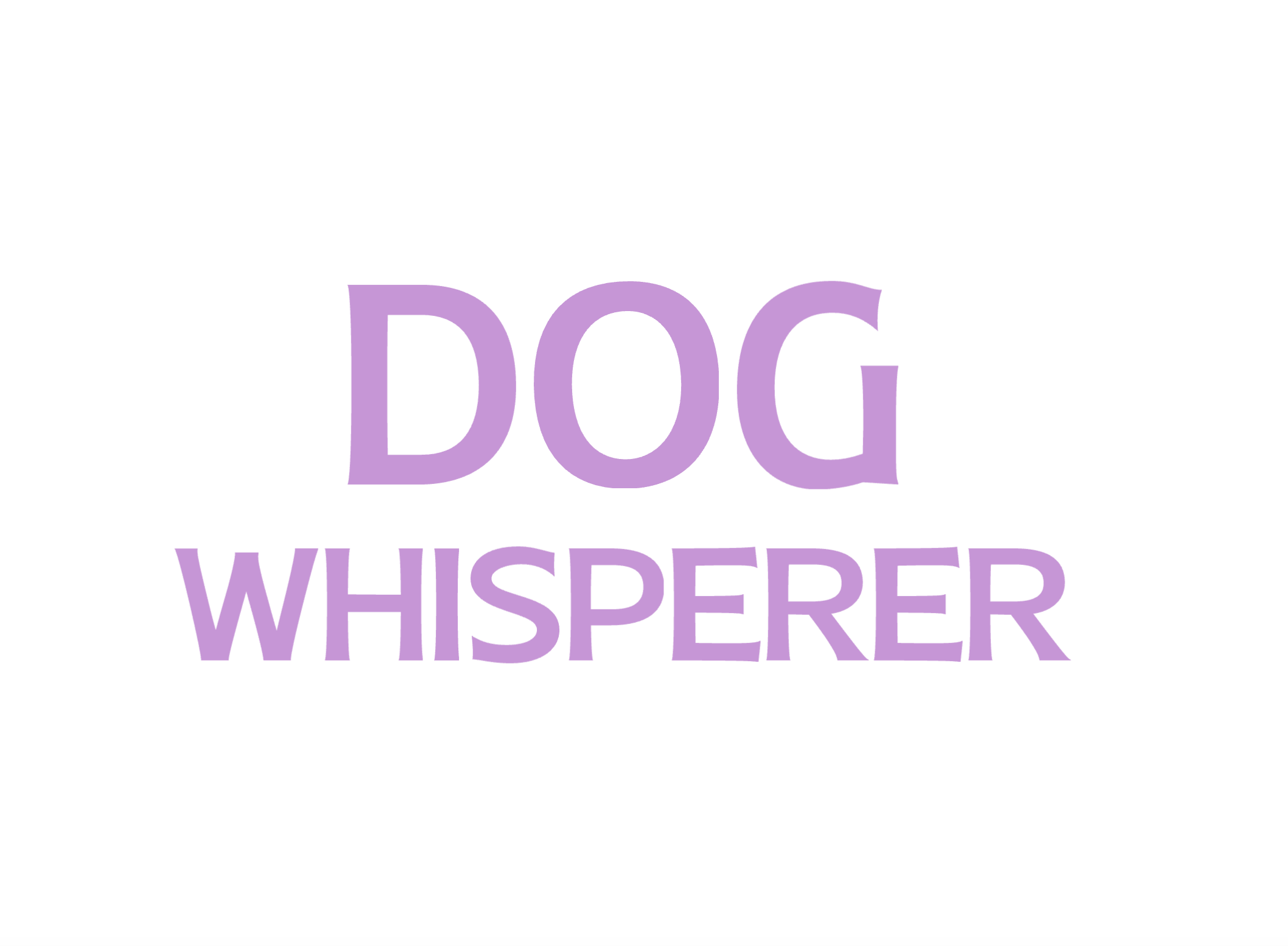 "Dog Whisperer" Collection