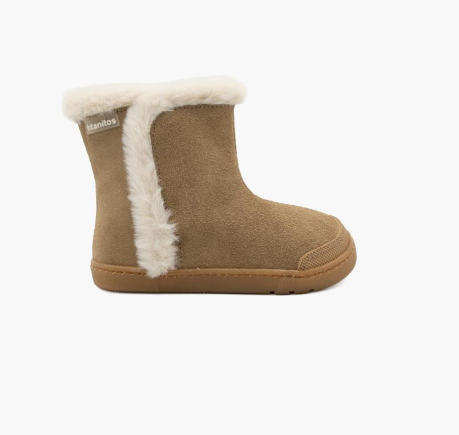 Botas Serraje Titanitos Latte Machiato