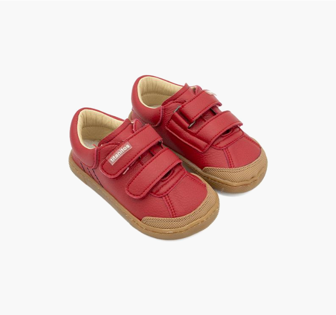Deportiva Barefoot titanitos Rojo