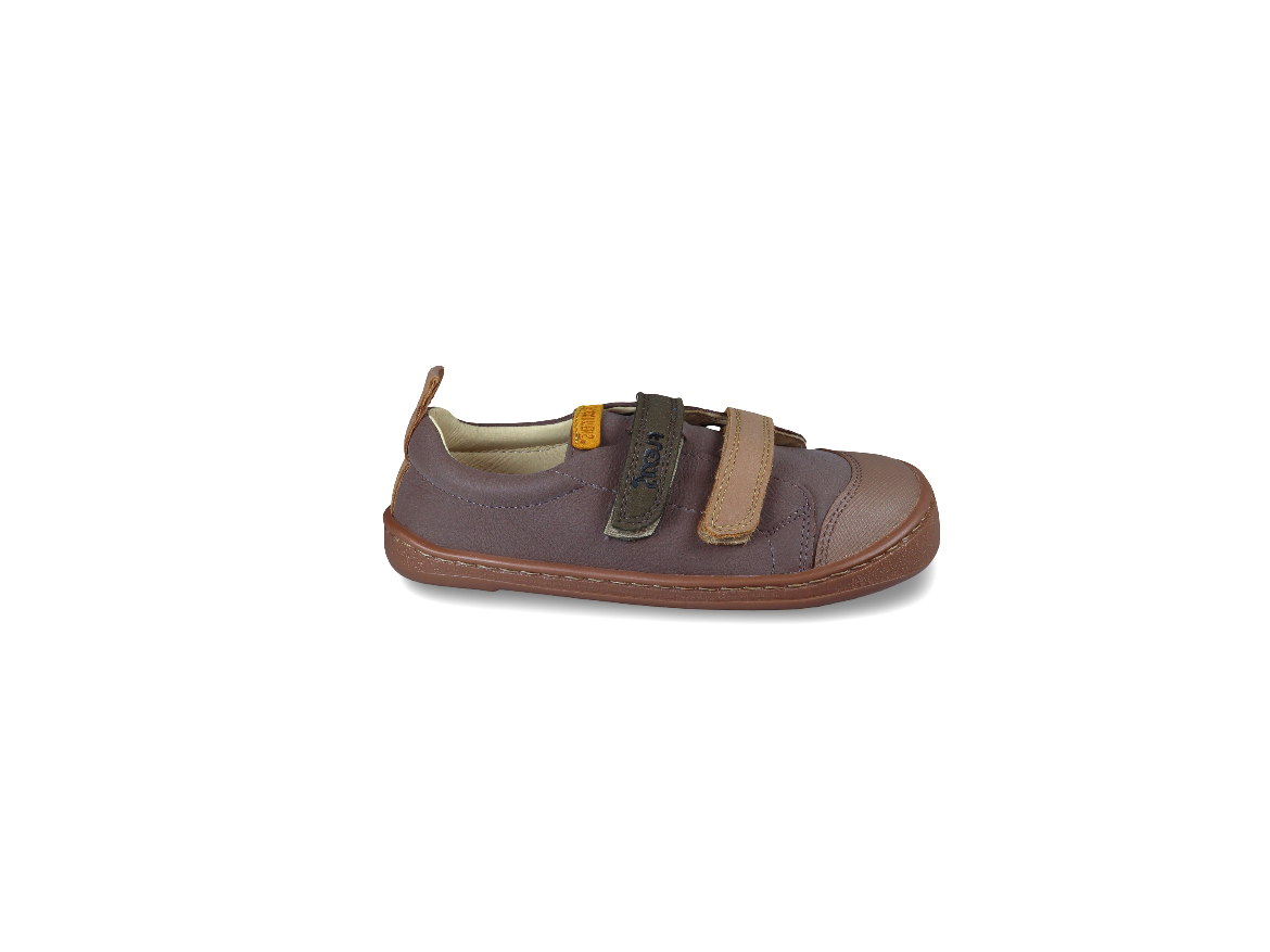 Deportiva Barefoot Flexi Nens Marrón