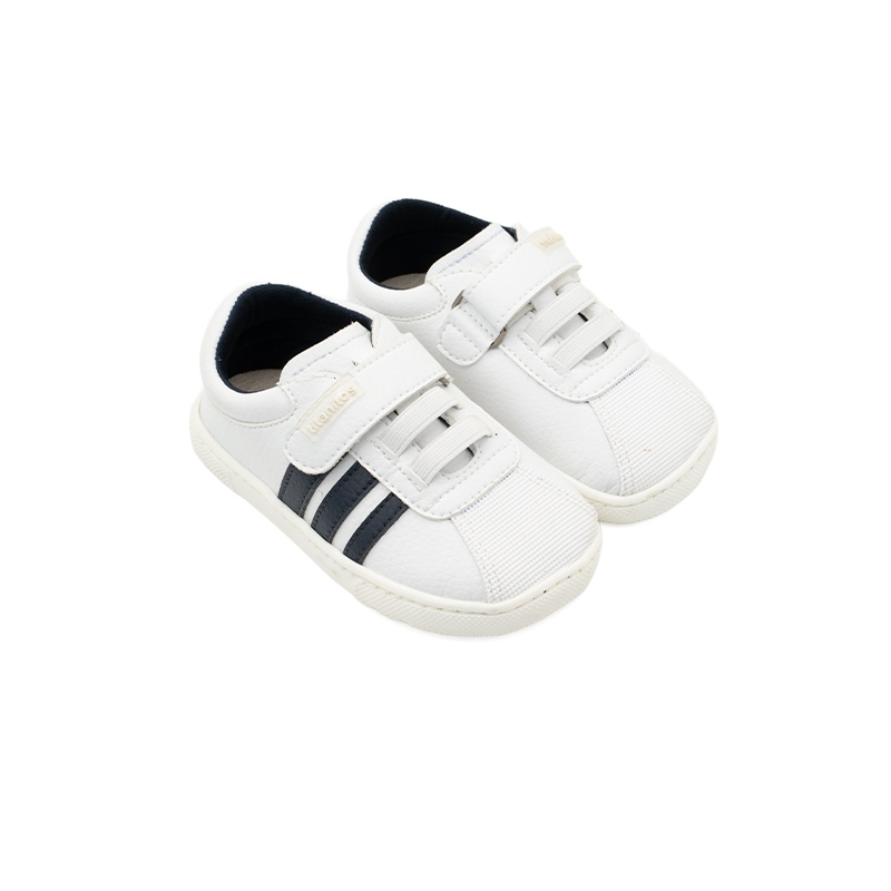 Deportivas Barefoot Titanitos Blanco/Marino