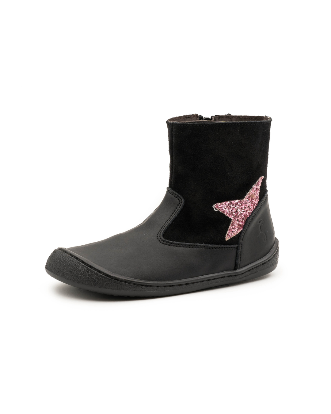 Bota Barefoot Flexi Nens Negra/Estrella