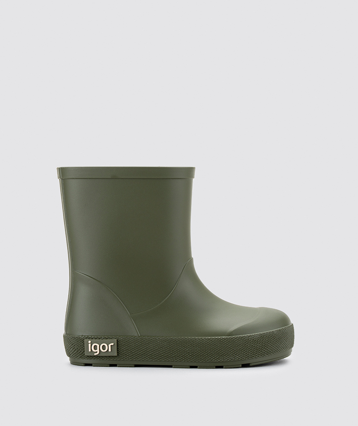 Botas de agua Barefoot IGOR kaki