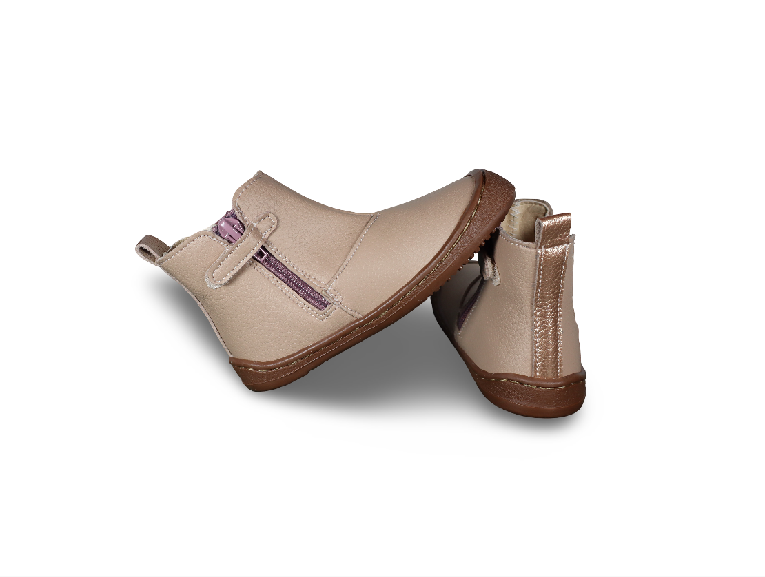 Bota Barefoot Flexi Nens NUDE Y ROSA