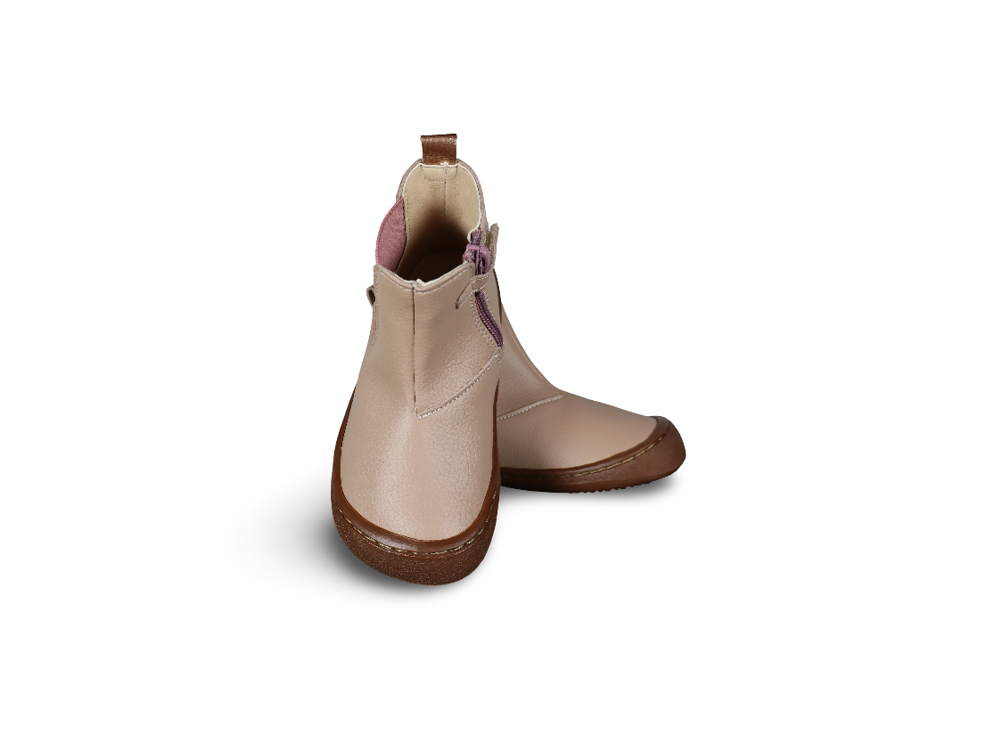 Bota Barefoot Flexi Nens NUDE Y ROSA