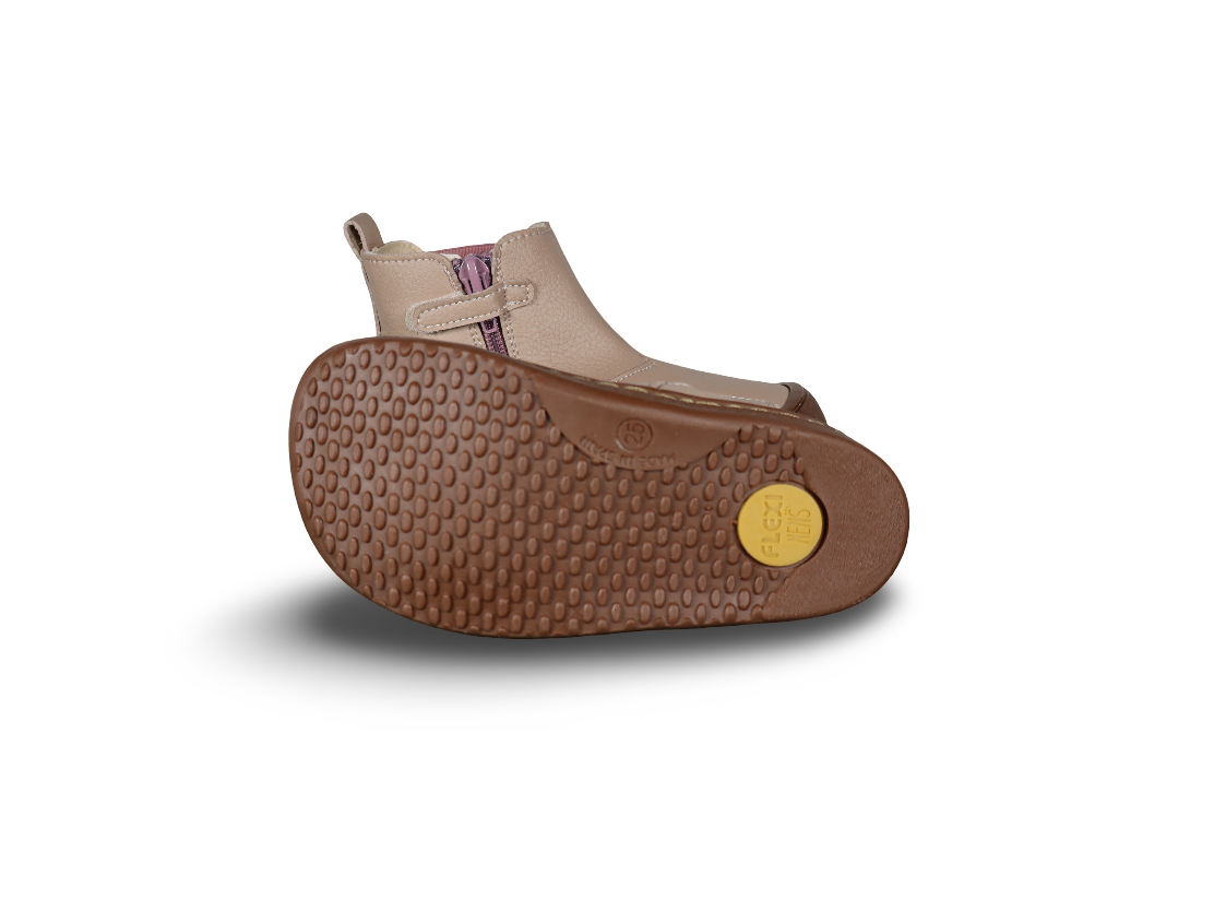 Bota Barefoot Flexi Nens NUDE Y ROSA