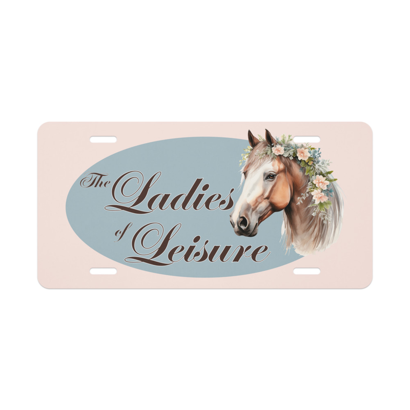 Ladies of Leisure Vanity plate PINK