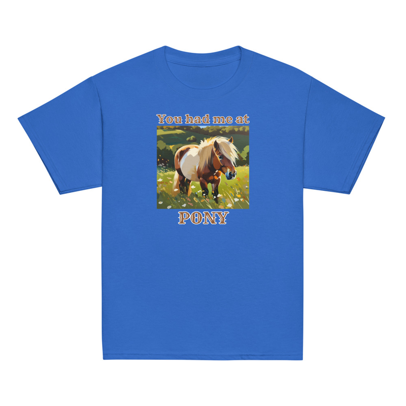 You had me at PONY Youth classic tee