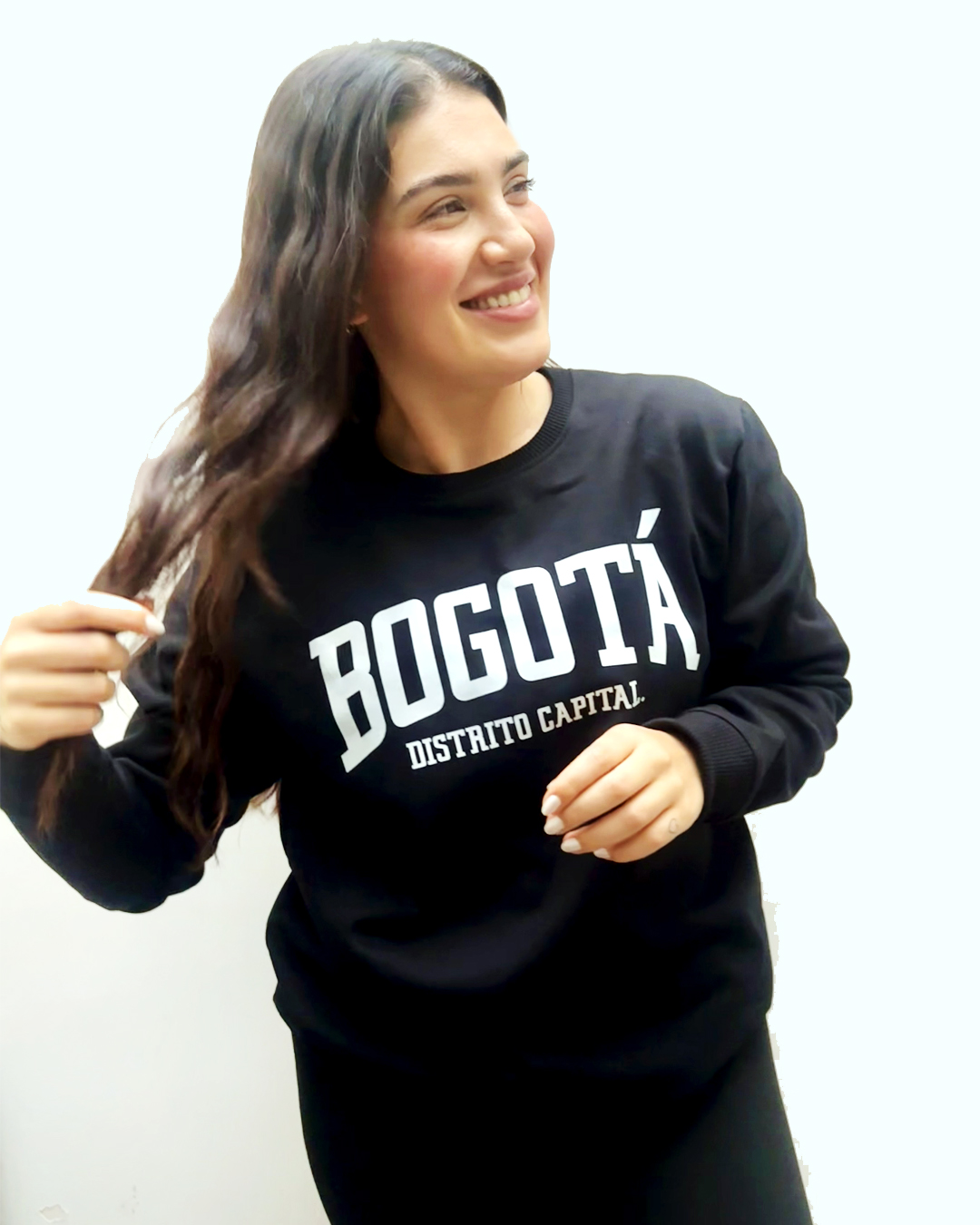 Buzo Bogotá D.C. cuello redondo - Negro