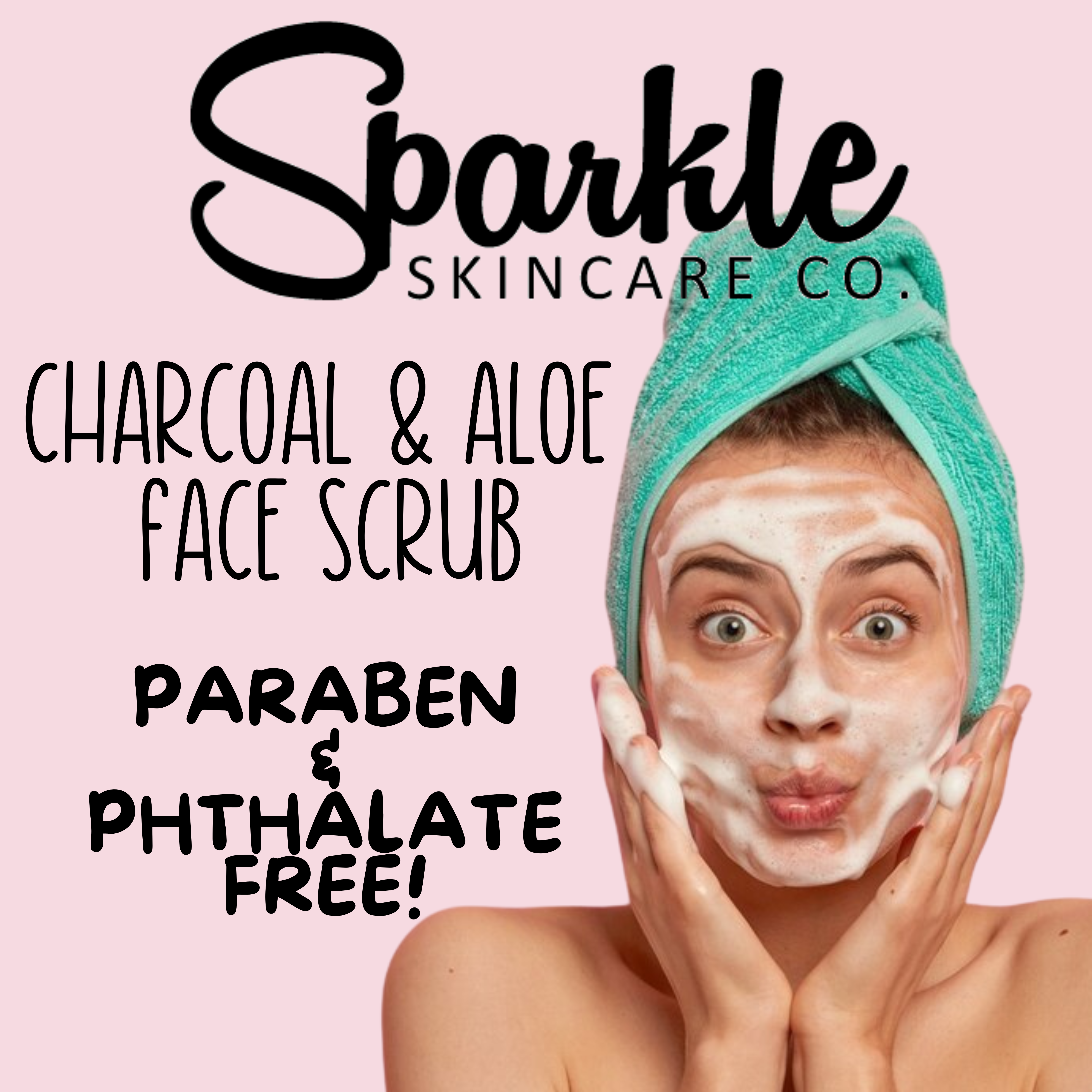 Charcoal & Aloe Face Scrub