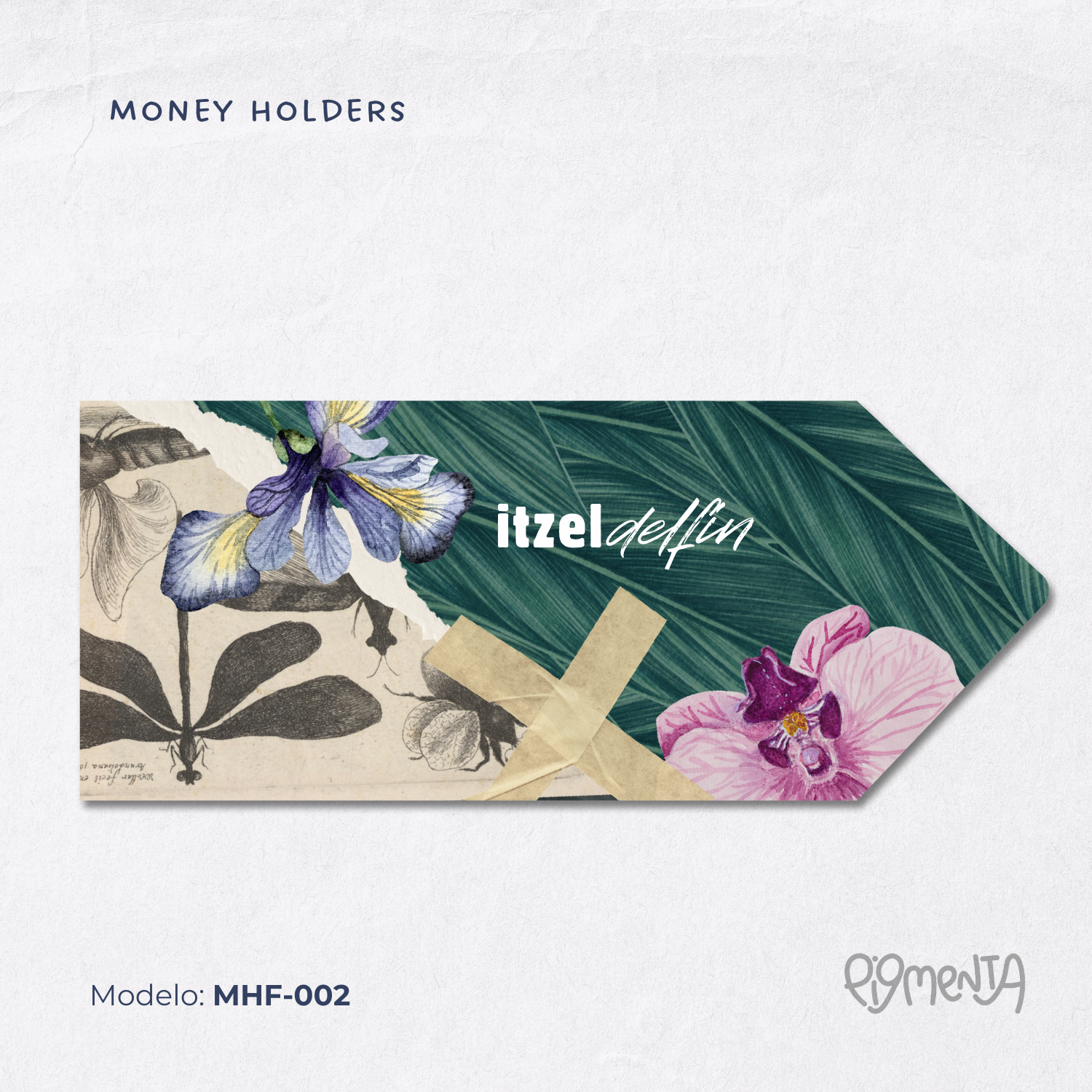 Money Holder | Textura floral