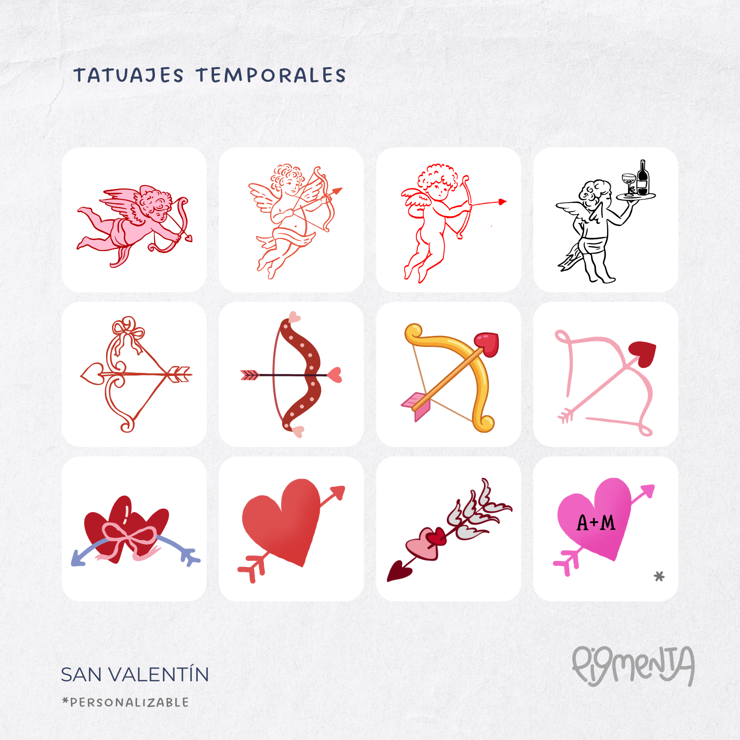 Tatuajes Temporales | San Valentín
