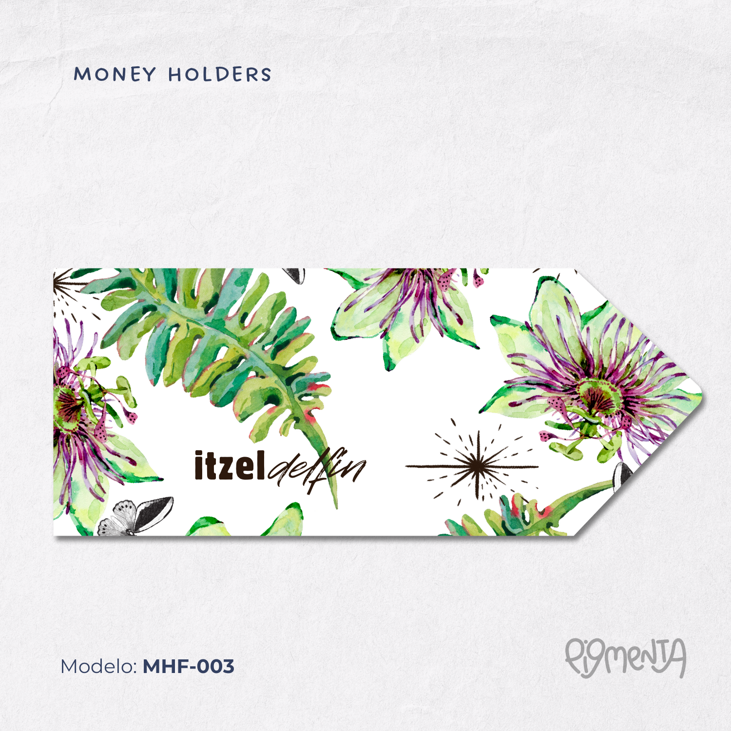 Money Holder | Textura floral