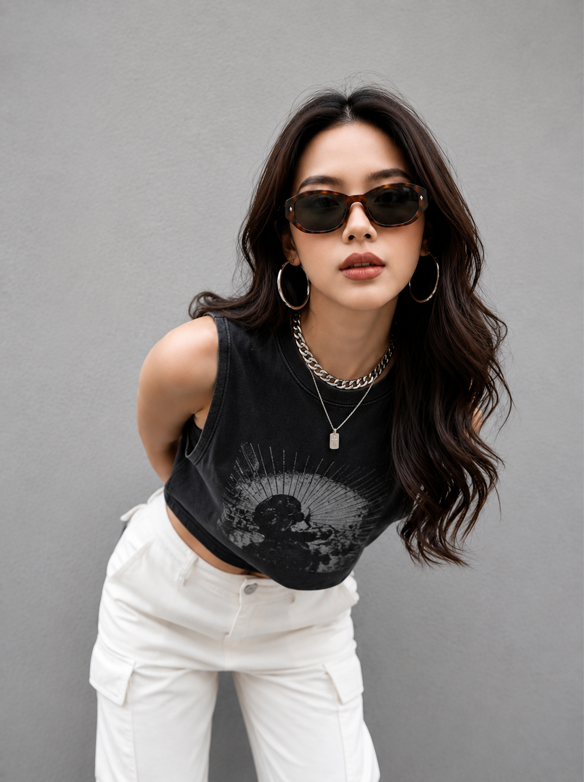 Oval Sunglasses in Classic Tortoiseshell Acetate (HSB-611-C2)