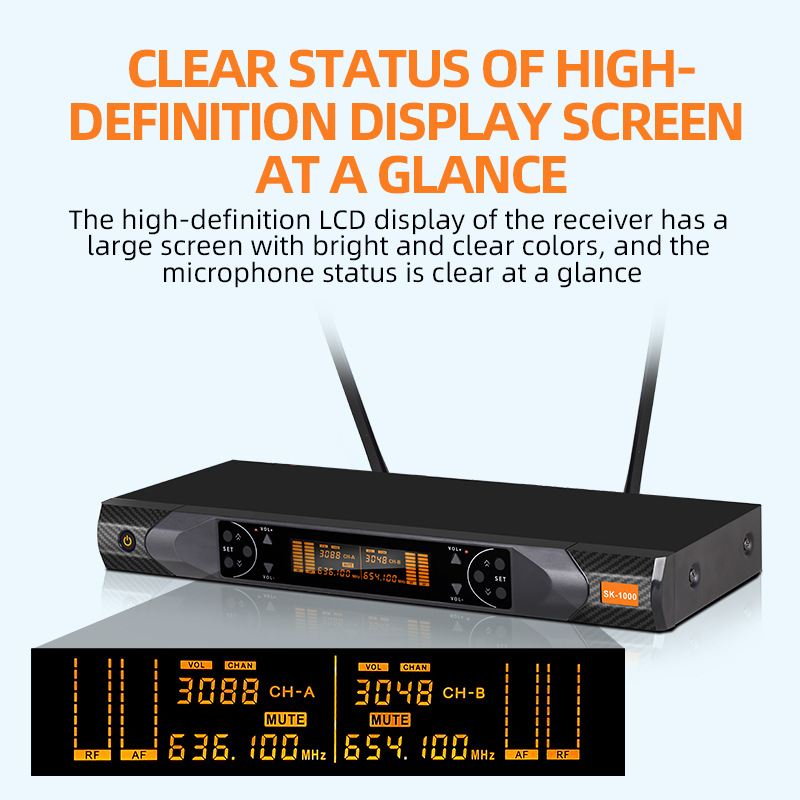 SK-1000 UHF Wireless Microphone System