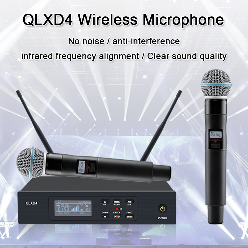 QLXD4 wireless microphone system