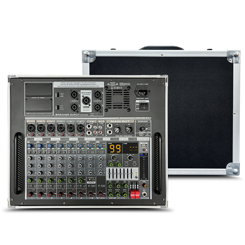 DK 10  Box-type mixer with power amplifier