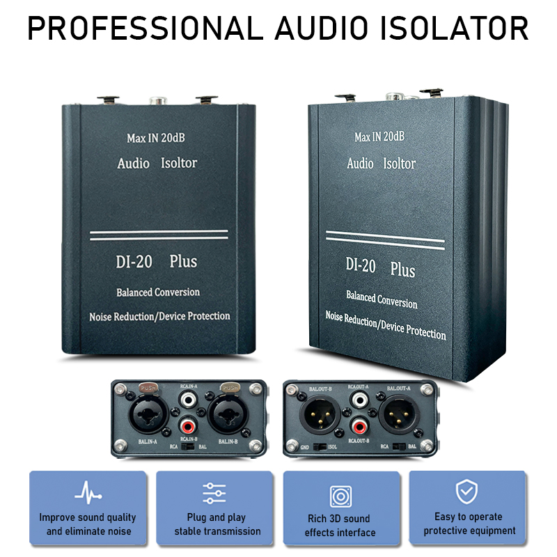Professional audio isolator