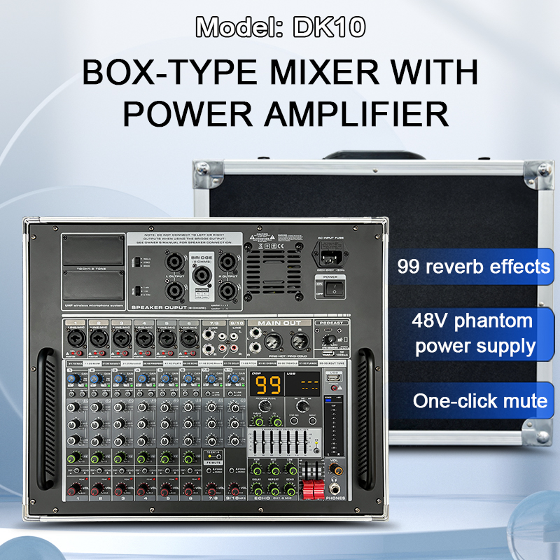 DK 10  Box-type mixer with power amplifier