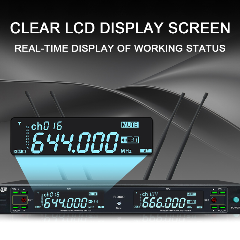 BLX600 One-to-Two Wireless Handheld Microphone