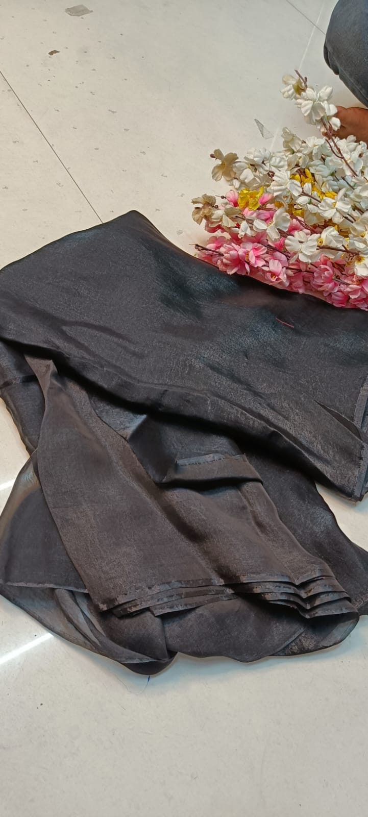 subh silk Indulge in sophistication with our luxurious black