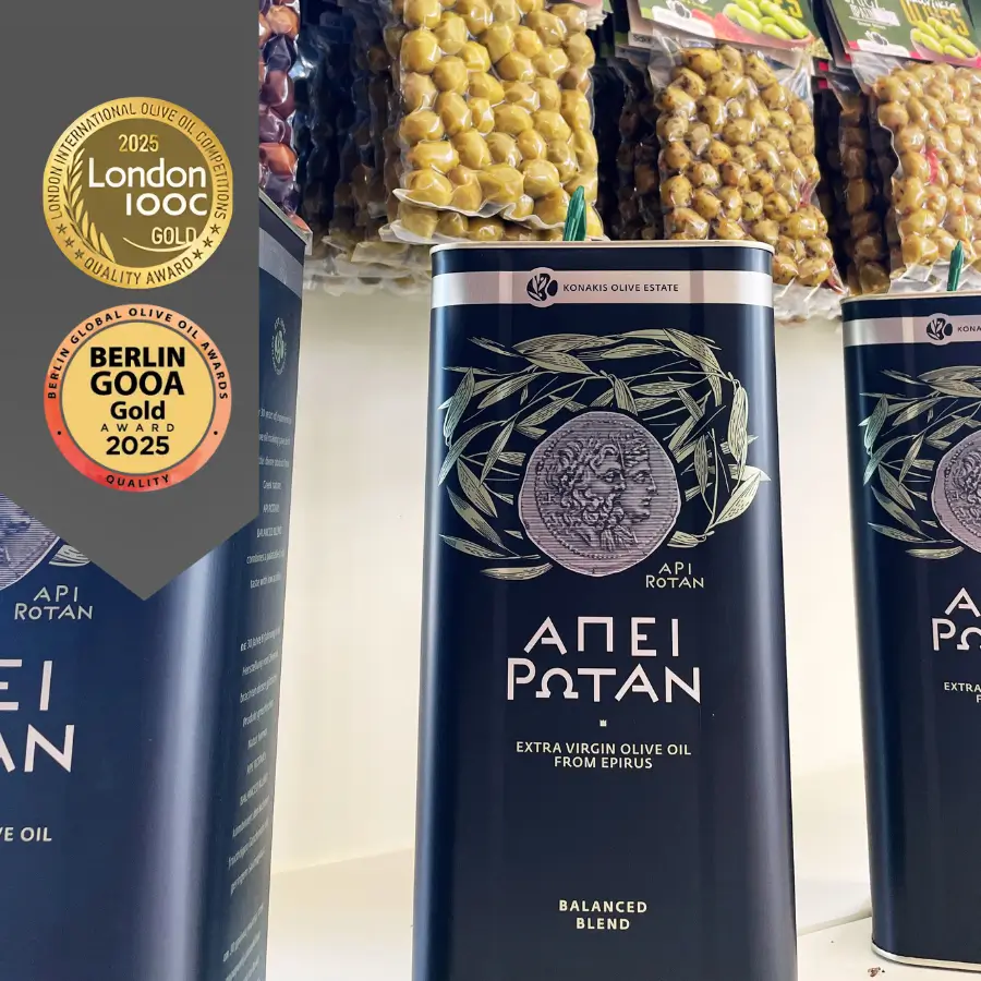 Ulei de Măsline Extravirgin 3L, Api Rotan