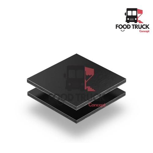 Plaque Aluminium noire M/B 3050x1500 3mm