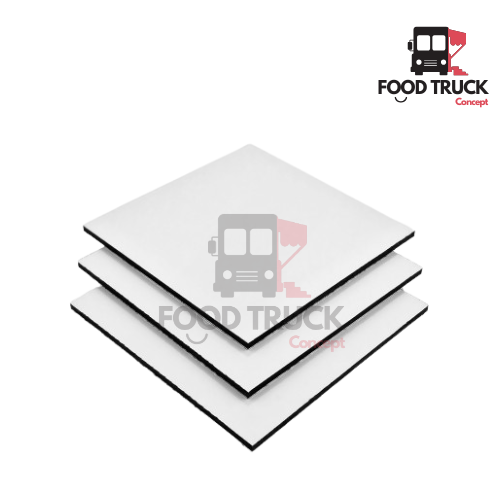Plaque Aluminium blanc M/B 2500x1250 3 mm