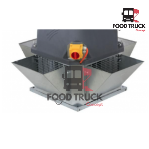Tourelle d'extraction avec rejet vertical et autotransfo + pose pour Barbecue