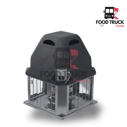 Tourelle d'extraction avec rejet vertical et autotransfo + pose pour Barbecue