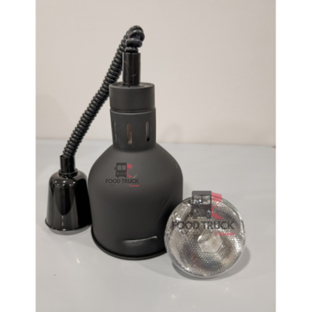 Lampe Chauffante Suspendue - Noire - Diam 175mm