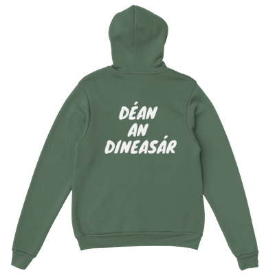 Gaelgory - déan an dineasár - dino green