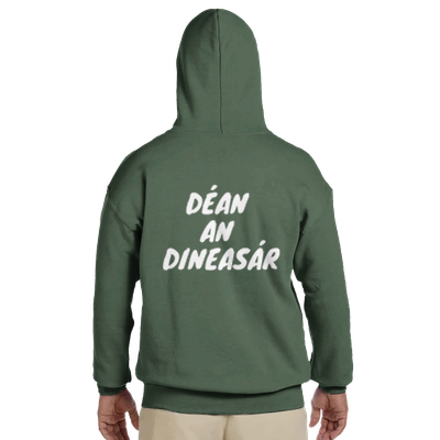 Gaelgory - déan an dineasár - dino green