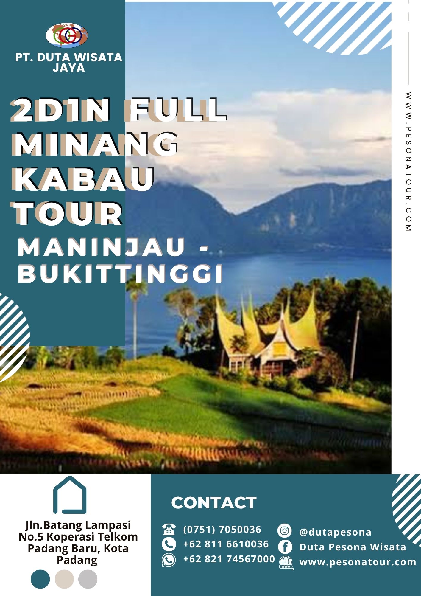 2 Days 1 Night Full Minangkabau Tour