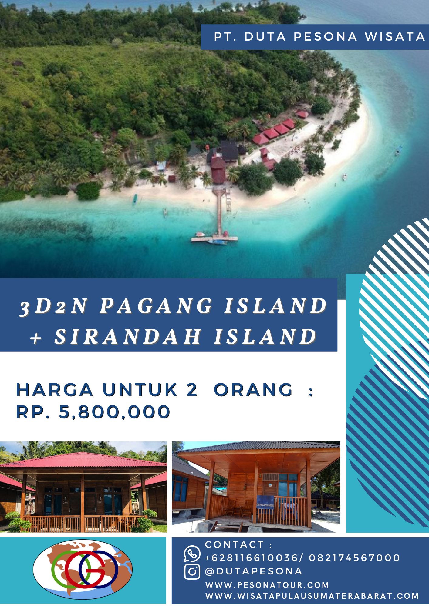 3 Days 2 Nights Pagang Island + Sirandah Island