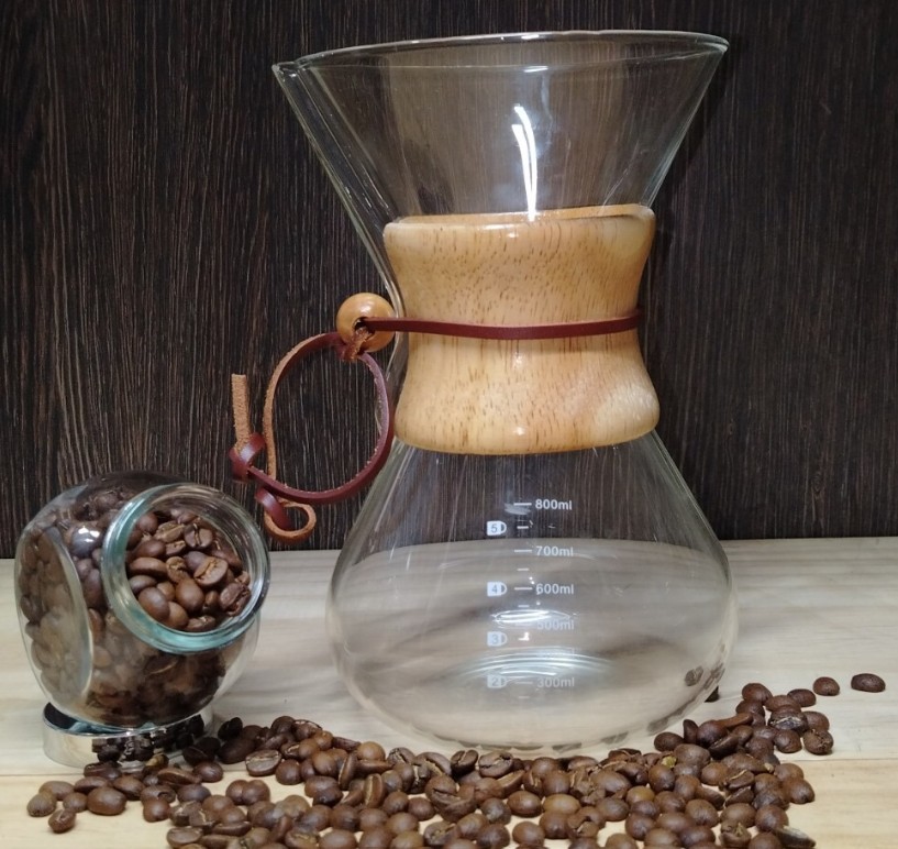 CAFETERA CHEMEX  8 TAZAS Capacidad: 800 mL