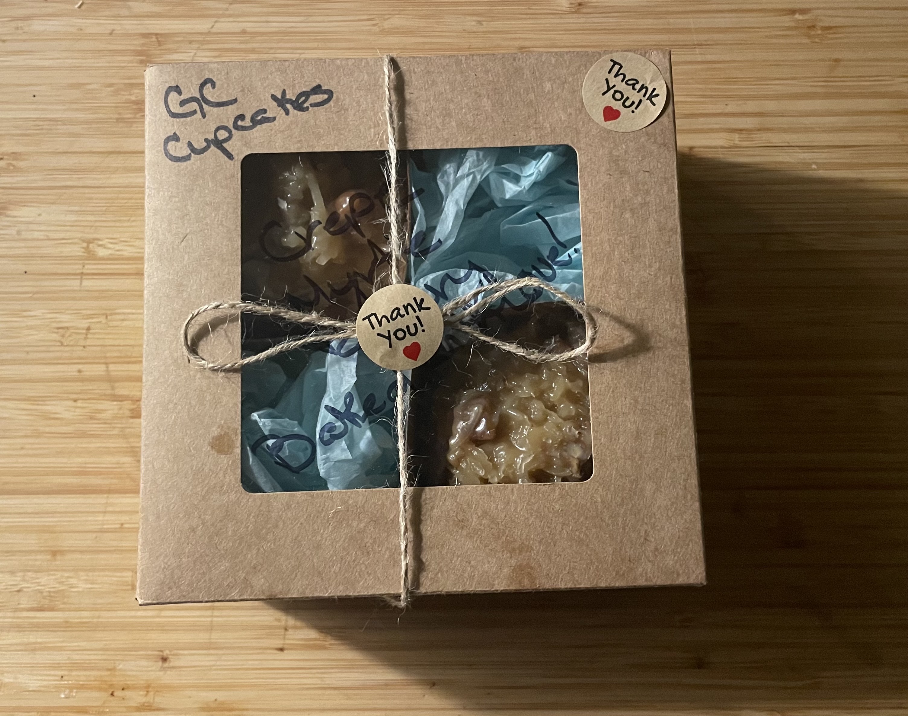 German chocolate cupcake w/ german chocolate topping 