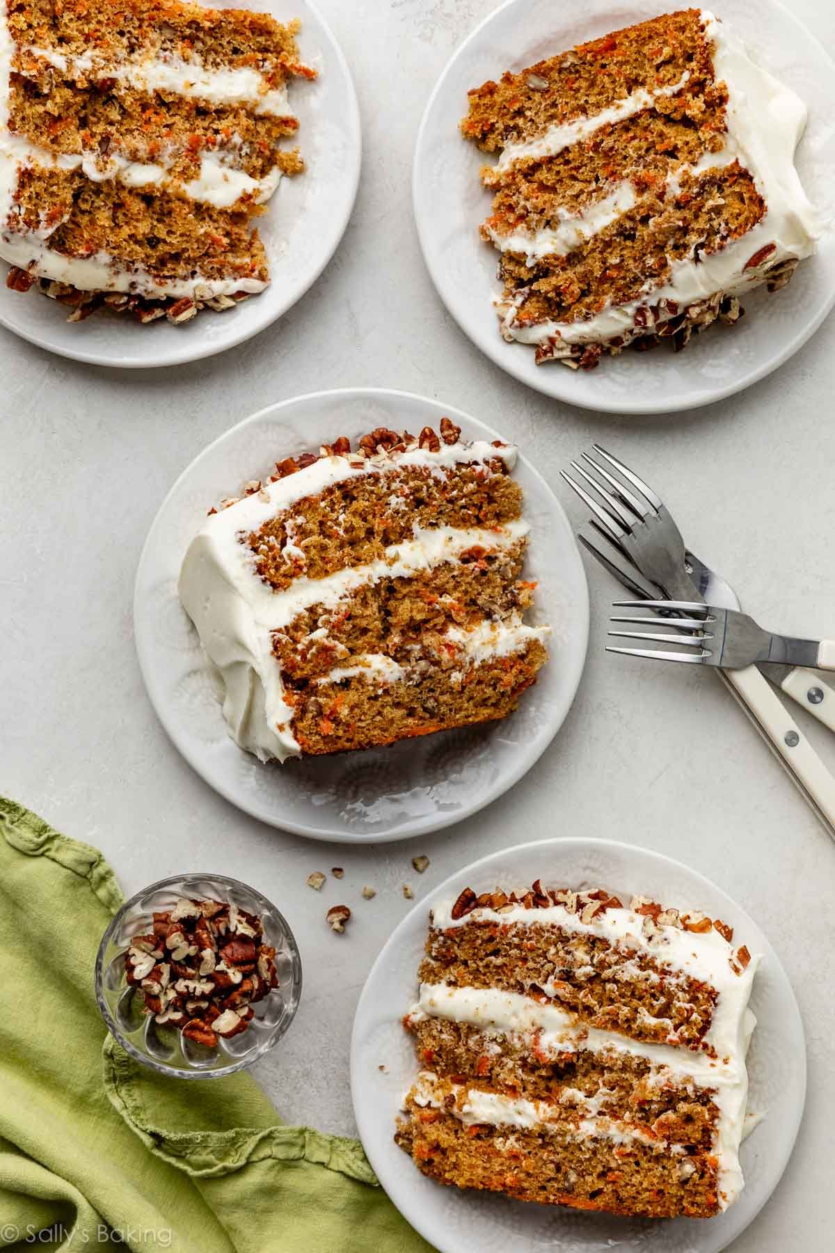 Carrot Cake w/ vanilla cream cheese frosting