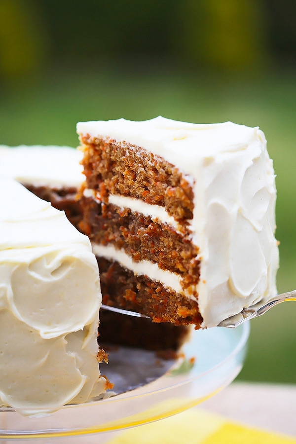 Carrot Cake w/ vanilla cream cheese frosting