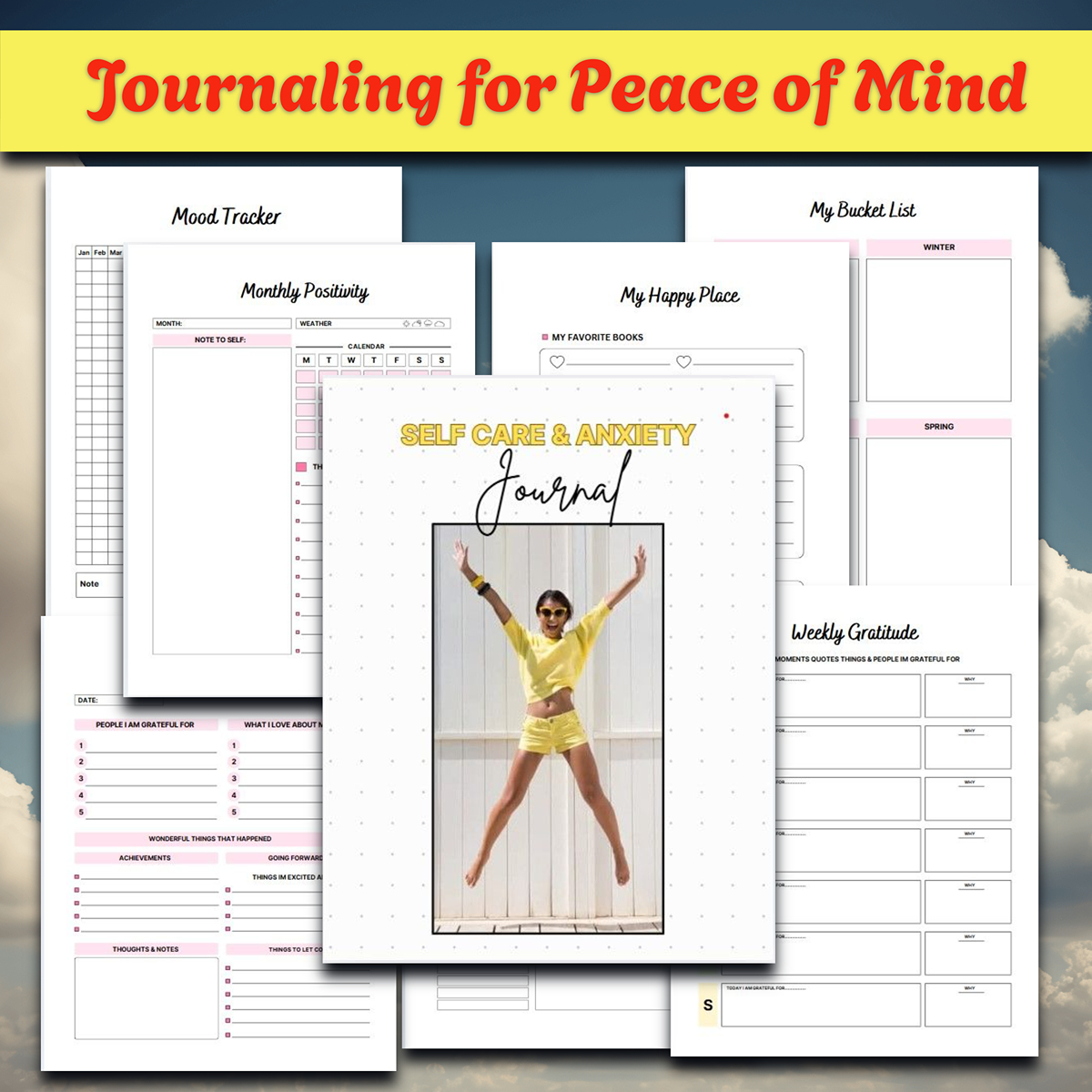 Self Care & Anxiety Journal