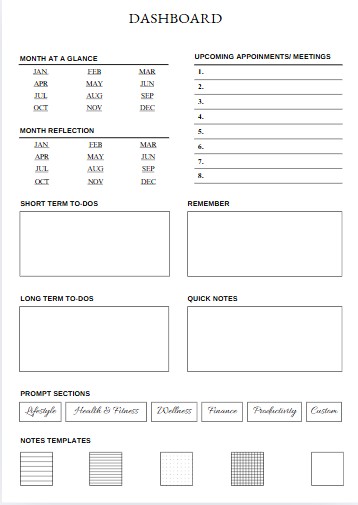 Digital Life Activity Journal 