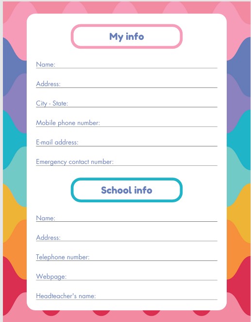 Digital Download Teacher Planner