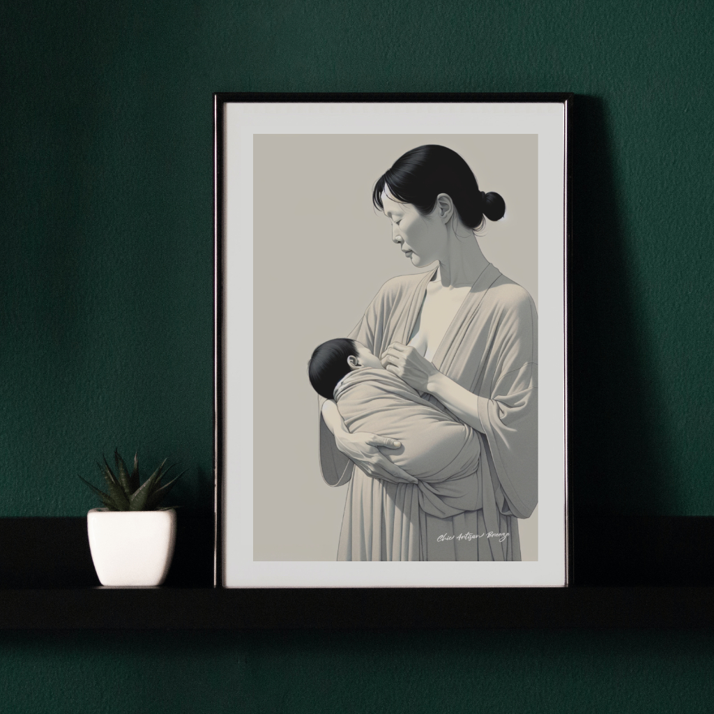 The Beauty of Motherhood – Digital Art Print (8.5" x 11")